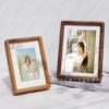 Mortise and tenon solid wood rounded corner photo frame black walnut table 6 inch 67 8 inch gold sandalwood picture frame high sense