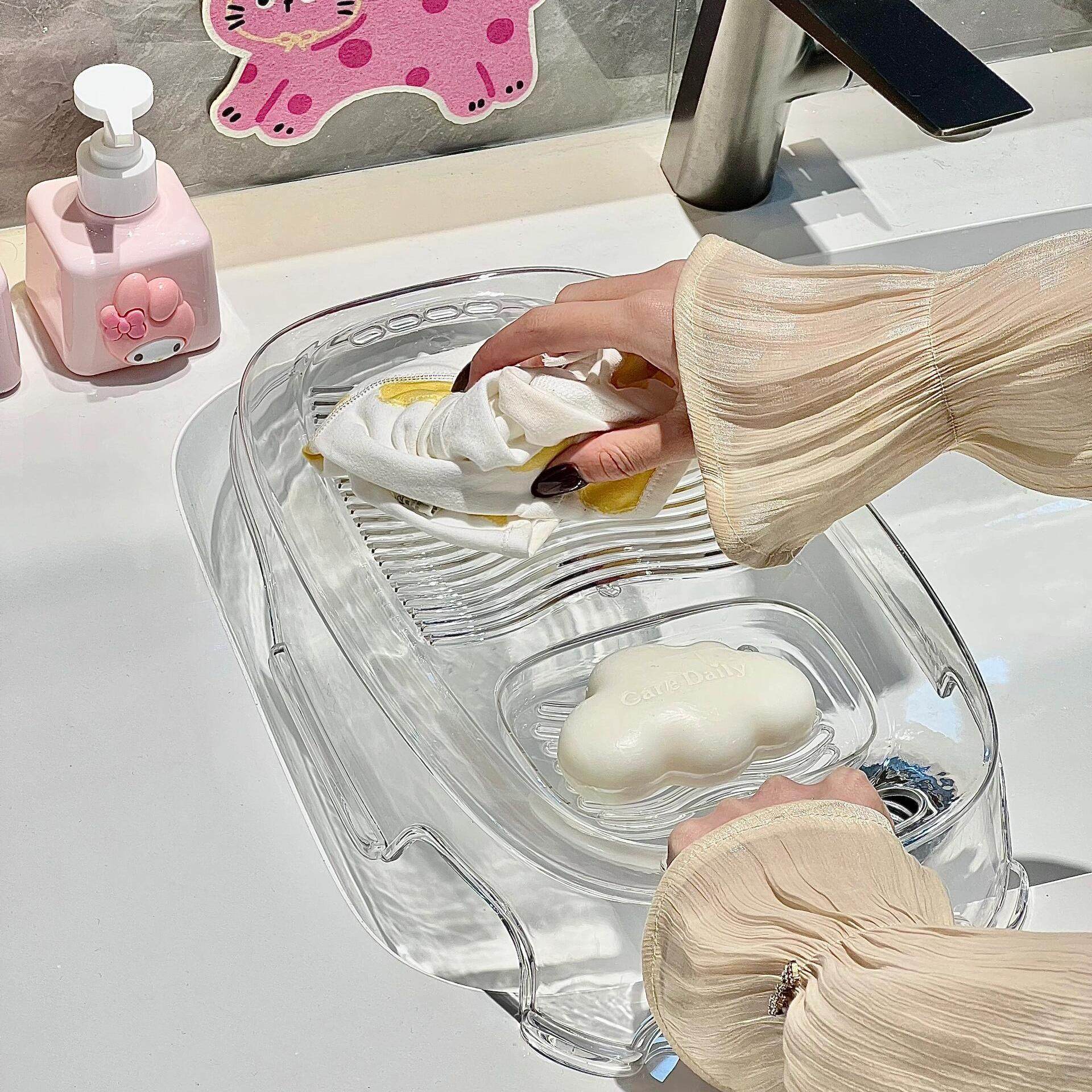 High-Quality Washboard for Home Use, Integrated Lazy Hand Washing Tool, Thickened for Washing Underwear and Socks