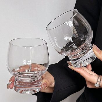 Niche Design Gourd Cup, Accessible Luxury and High-End Ins Style Whiskey Cup, Wine Glass, American Coffee Cold Drink Cup