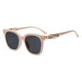 Cream White with Gray Lenses