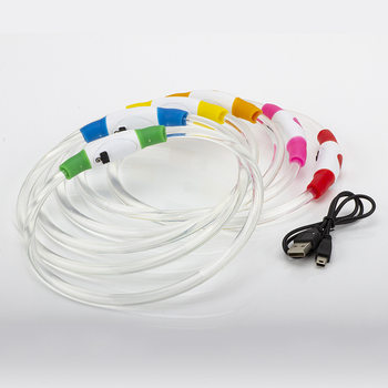 New Led Rechargeable Luminous Pet Collar USB Luminous Dog Collar Luminous Collar Size Can Be Cut