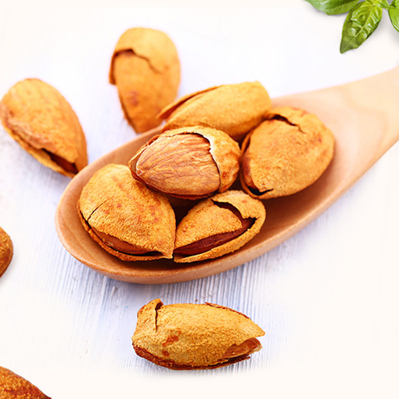 Baicaowei Hand-Peeled Almonds 100g Nuts and Dried Fruit Snacks Almond Almond Casual Bagged Snacks