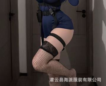 情趣内衣夜店女机车警察双头拉链免脱开裆cospaly角色扮演制服女
