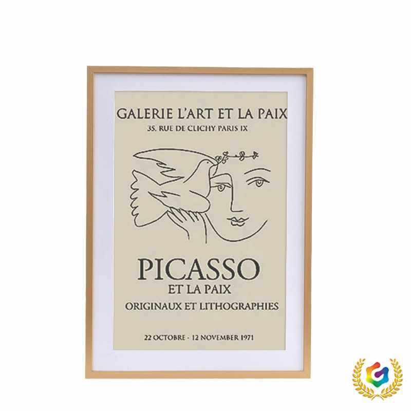 ✅ Thin Edge Electroplated Aluminum Alloy Photo Frame Puzzle Frame 16inch 24inch Large Picture Frame Wall Hanging Elevator Poster Mounting Frame