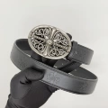 Oval large cross stamp