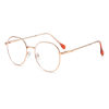 New Artifact Plain Style Near-sight Glasses Frame Cross-border Metal Flat Glasses Retro Color-changing Anti-blue Glasses