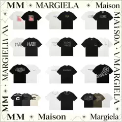 Cross-border wholesale Maison Margiela MM6 pure cotton double yarn short-sleeve men's T-shirt, high quality in stock