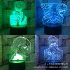 Cross-border 3D night light spell battle series Black touch remote control 16 color bedside lamp USB table lamp manufacturer