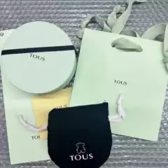 Tous Bear Home Green Packaging Gift Bag Black Cloth Bag Full Set Packaging Factory Direct Sales Tous