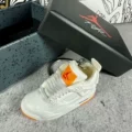 8. Jordan 4 Little Orange Cement One Pair + Box