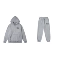 8905 Gray Set [Embroidered Fleece-Lined]