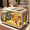High-Definition Aquarium Household Fish Tank Turtle Tank Transparent Tank Manufacturer Direct Supply Living Room Balcony Landscaping Small Ecological Tank