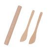 3-piece Set of Dumplings Making Tools, Rolling Pin Set, Solid Wood Pressing Stick, Household Noodle Stick, Dry Rolling Pin