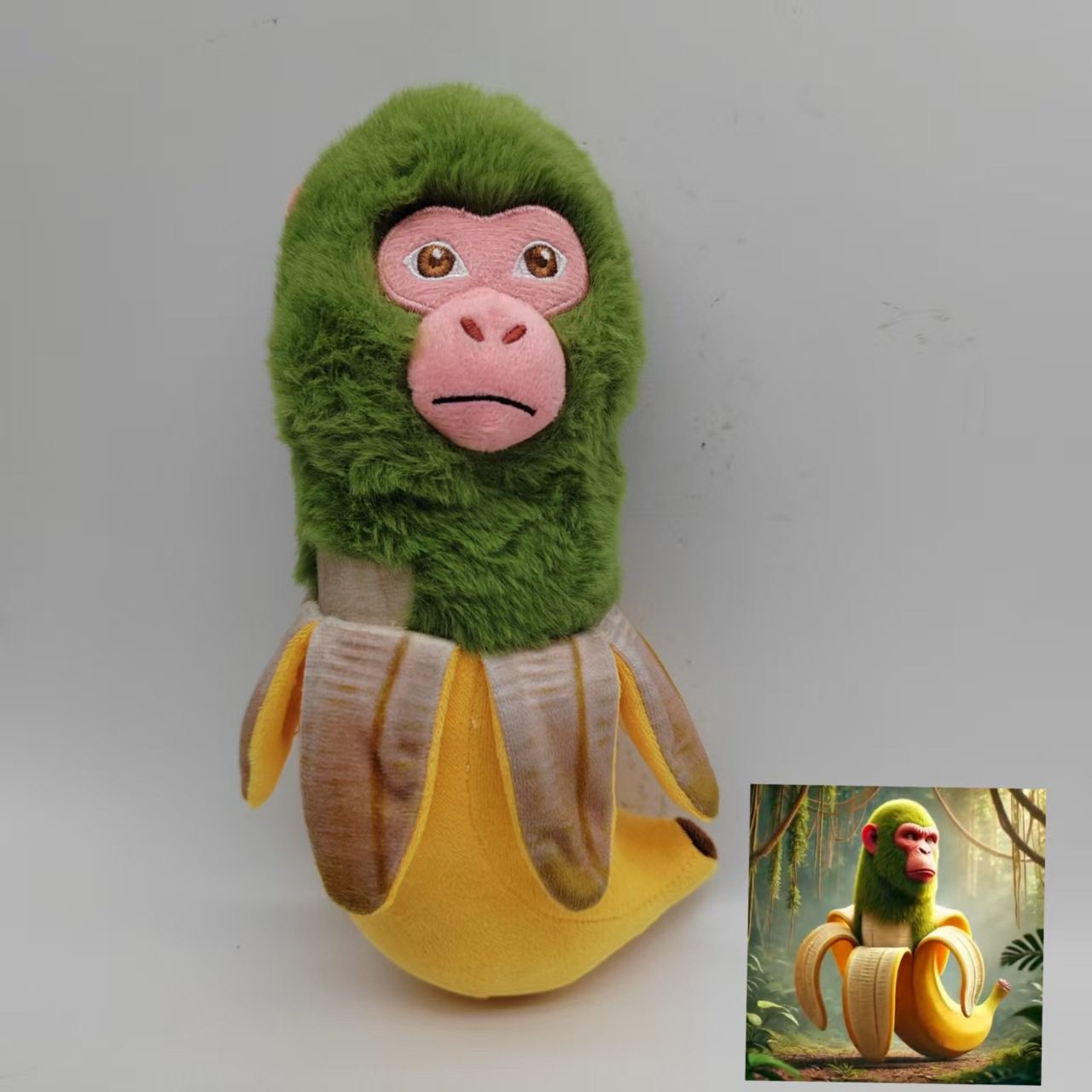 跨境新品tung tung tung sahur 鲨鱼山海经恶搞毛绒玩具娃娃公仔