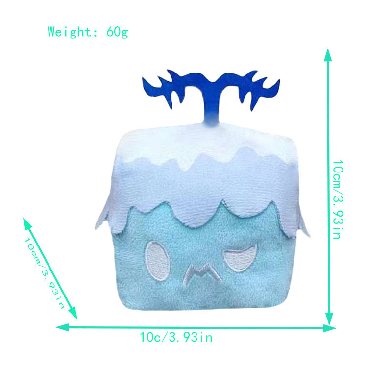 跨境新款恶魔果实玩具bloxfruits游戏周边毛绒公仔盒子动物玩偶