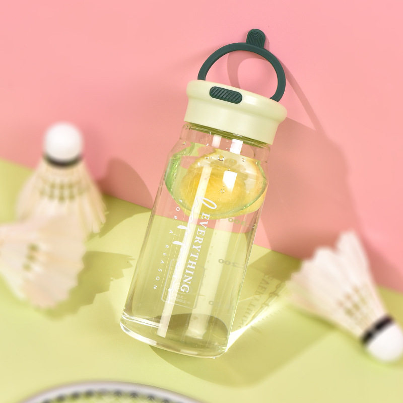 新款便携户外运动水杯男女商务直身塑料杯批发创意活动礼品随手杯