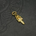 Cx126 gold sword white diamond (about 37*11mm)
