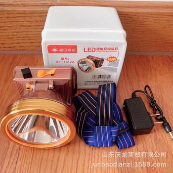Geyuan led Headlight Strong Light Charging Ultra-bright Outdoor Head-mounted Flashlight Lithium Battery Long Battery Life Fishing Miner's Lamp