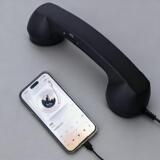 Type-c встроенные ретро-наушники для мобильного телефона креативный держатель для телефона внешняя ретро-гарнитура телефонные наушники гарнитура