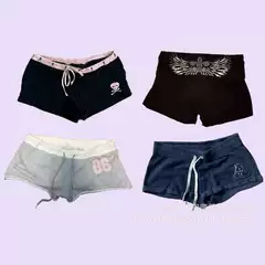 2025 Summer New Sports Style American Style Drawstring All-match Trendy Letter Printed Shorts for Women