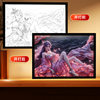Shen Yin Throne Perimeter Mirror Light Painting Photo Frame Sheng Caier Long Hao Chen Wen Xin Night Light Black Light Painting