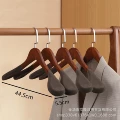 Flocked shoulder rodless retro color flat hook