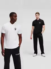 Lao Fo Ye's men's pure cotton lapel short sleeved polo shirt with exquisite embroidery and casual versatility 26087