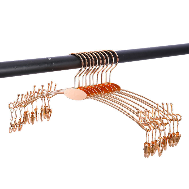 Underwear hanger wholesale metal bra clip socks underwear home drying rack clothing underwear store clothes support hanging