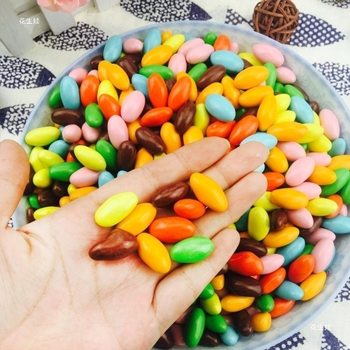 0.5kg Packs of Chocolate Beans Instead of Cocoa Butter Small Olive Chocolate 500g Baked Cake Decoration Wedding Colorfulful Sugar