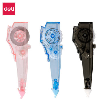 Deli 71470 correction belt core replaceable core pen type smooth continuous belt correction belt strong cover alteration