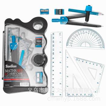 Compass Set Student Drawing Triangle Plate Ruler Protractor Compass Drawing Tool Drawing Tool Accurate