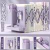 Retractable Book Stand Student Korean Style Book Stand Simple and Cute Bookend High School Student Desk Storage Metal Bookshelf