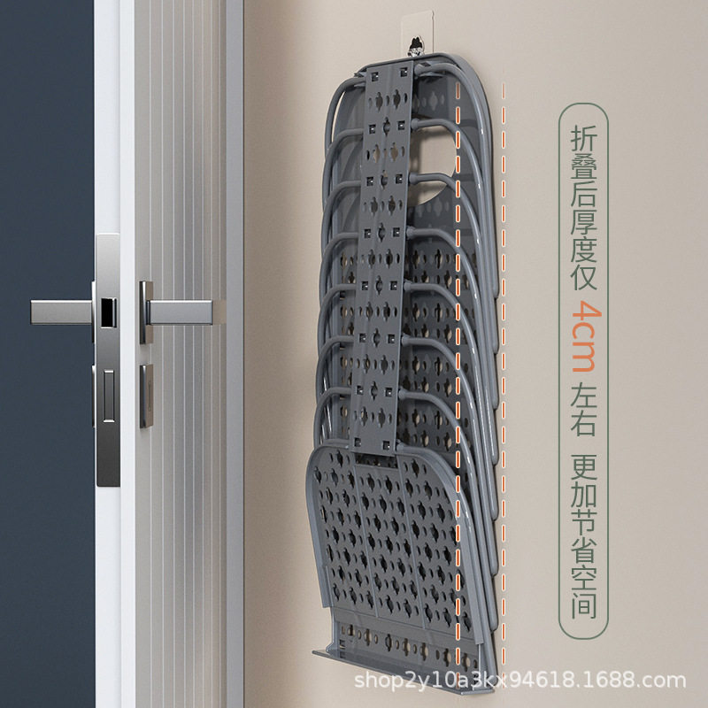 Bathroom Toilet Dirty Clothes Storage Box Foldable Wall Hanging Dirty Clothes Basket Household Dormitory Hanging Storage Basket