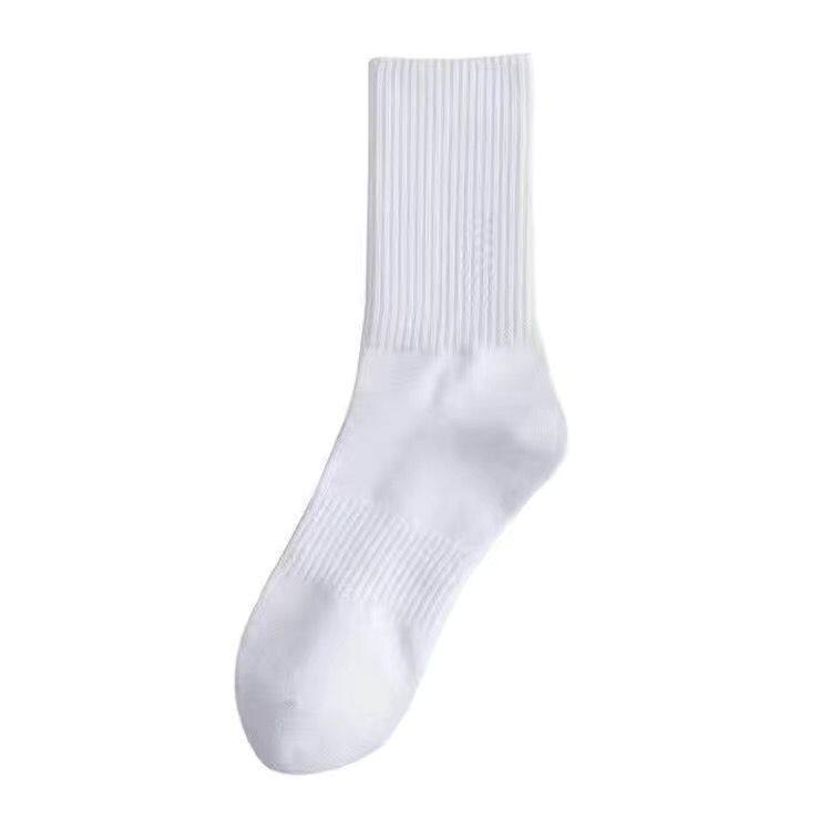 【新疆棉】棉袜子男女士夏季薄款中短筒纯色运动抗菌透气吸汗防臭