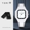 Tomi Cross-Border Nautilus Silicone Watch Square Men's and Women's Personalized Large Dial Silicone Watch Wholesale