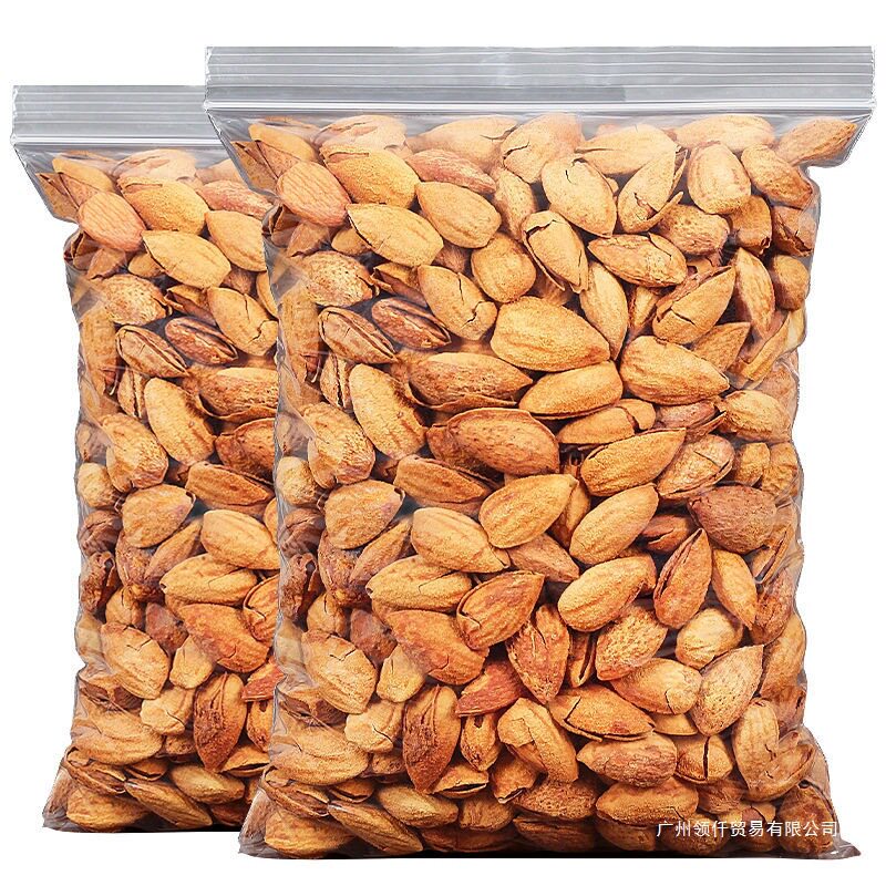 Thin-Skinned Almond Milk Flavor Net Weight 2.5kg Almonds Whole Box Thin-Shell Open Almonds 250g Dried Fruit Nut Snacks