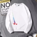 Sweatshirt white heart color√