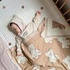 Ins South Korea Bear Knitted Blanket for Newborn Baby Stroller Cover Blanket for Baby Indoor Nap Air-conditioning Blanket