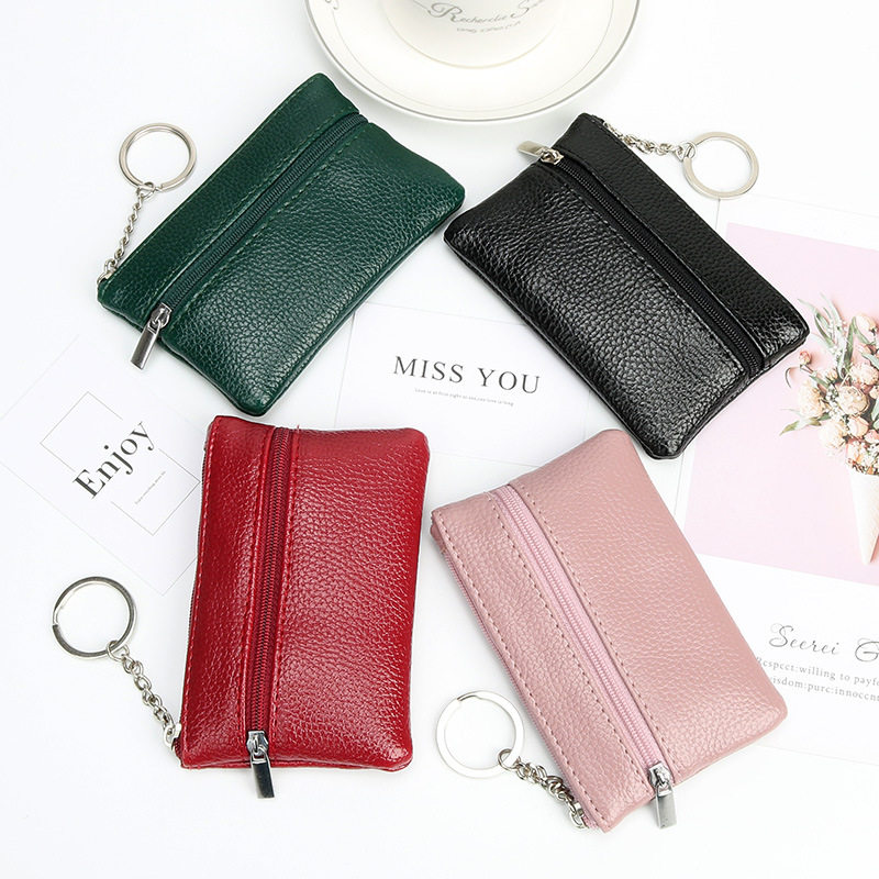 New Women's Coin Purse Zipper Mini Handbag Pocket Key Coin Bag Pocket Small Bag Short Wallet