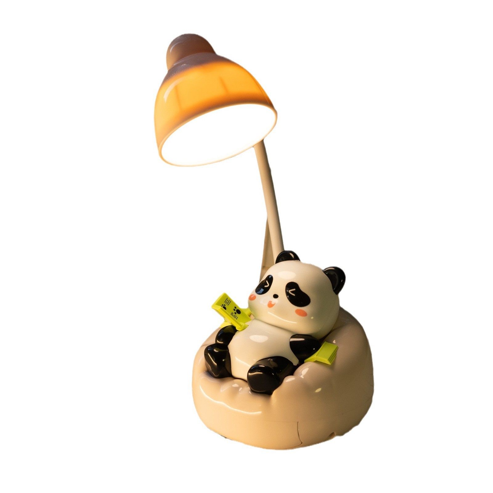 Spot Cartoon Rechargeable Desk Lamp Learning Led Panda Desk Lamp Creative Dormitory Student Desk Lamp Night Light Wholesale