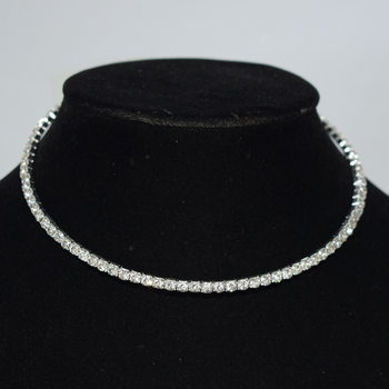 New Rhinestone 123456 Row Necklace Bridal Collar Necklace Women's Diamond Personalized Stage Catwalk Collar Collar