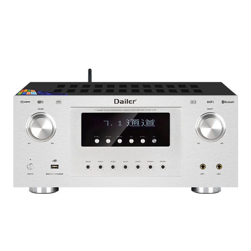 Dailer Home 7.1 Surround Sound 5.1 Dts 8K High-Definition Amplifier Hifi Network USB Player Amplifier