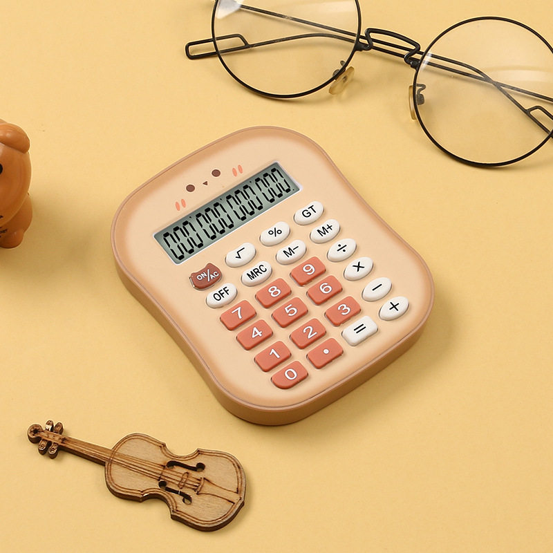 吐司面包小计算器高颜值mini学生计算器学校中小学便携百通计算机