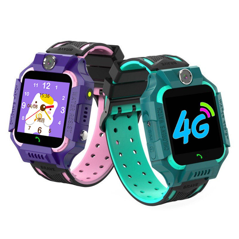Cross-border explosions with touch six-generation Z6F deep waterproof 4G video call children's smart positioning phone watch