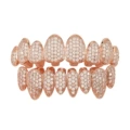 Upper eight lower eight (irregular zircon)-rose gold suit