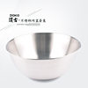 Factory direct stainless steel drain basket set salad bowl fruit basket 304 baking bowl egg basin rice washing vegetable basket