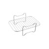 Cross-Border Hot Selling Stainless Steel Air Fryer Rack Air Fryer Oven Accessories Square Set Food Clip Silicone Sweep