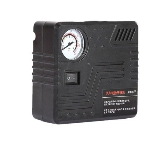 [Car Inflator Pump] Car Portable Tire Inflator Pump Mini Emergency Tire Pressure Detection Car Inflator Pump