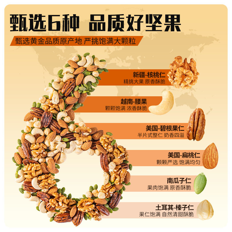 Daily Nuts Canned Mixed Whole Nuts Bulk Wholesale Dried Fruits Snacks for Pregnant Women and Children Roasted Nuts Manufacturer
