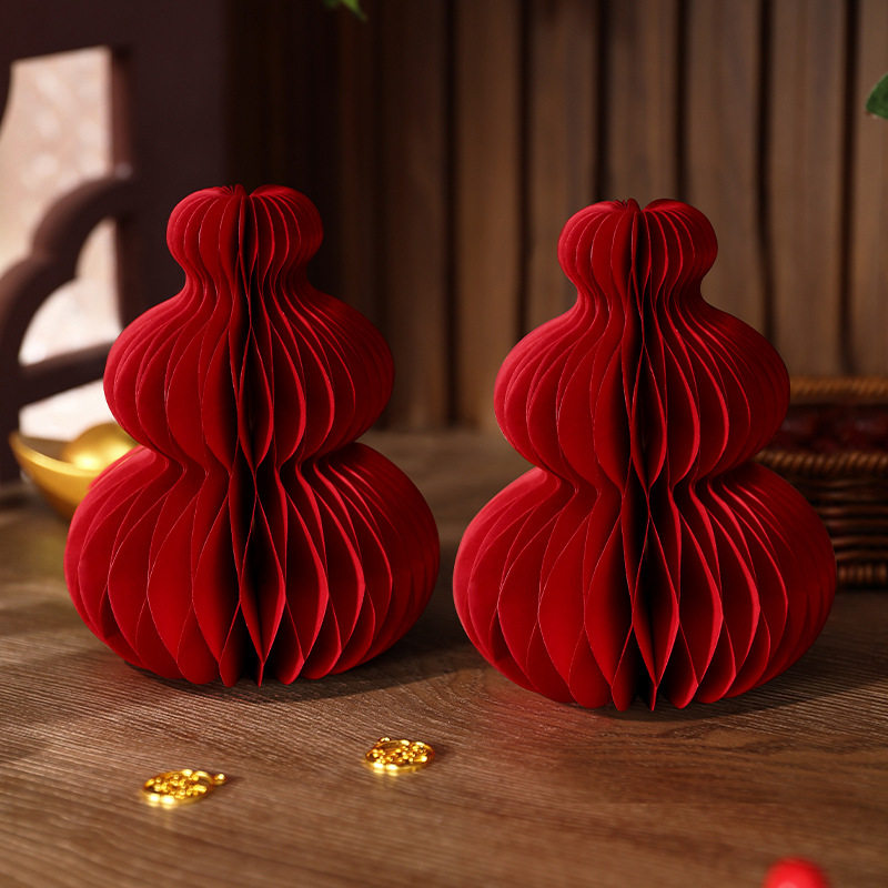 Housewarming Decorations for New Home Moving Ceremony Supplies Living Room Tabletop Three-Dimensional Gourd Ornaments